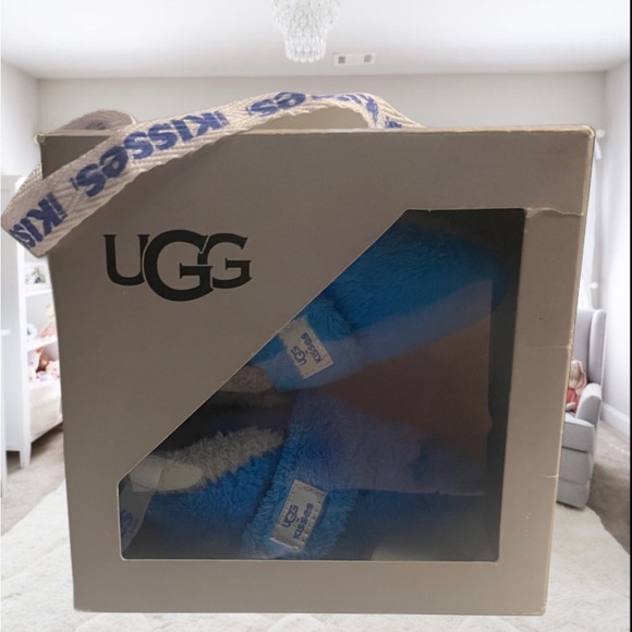 UGG Other - UGG Kisses Bixbee Faux Fur Booties - Baby COLOR: Blue Size : 04/05
